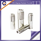 Expandable White Electroplated and Grooved Driving SS304 SS316 PEG Cixi Anchor